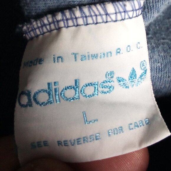 Vintage 80s Adidas Striped Sweatpants Joggers Trainers - Picture 4 of 7